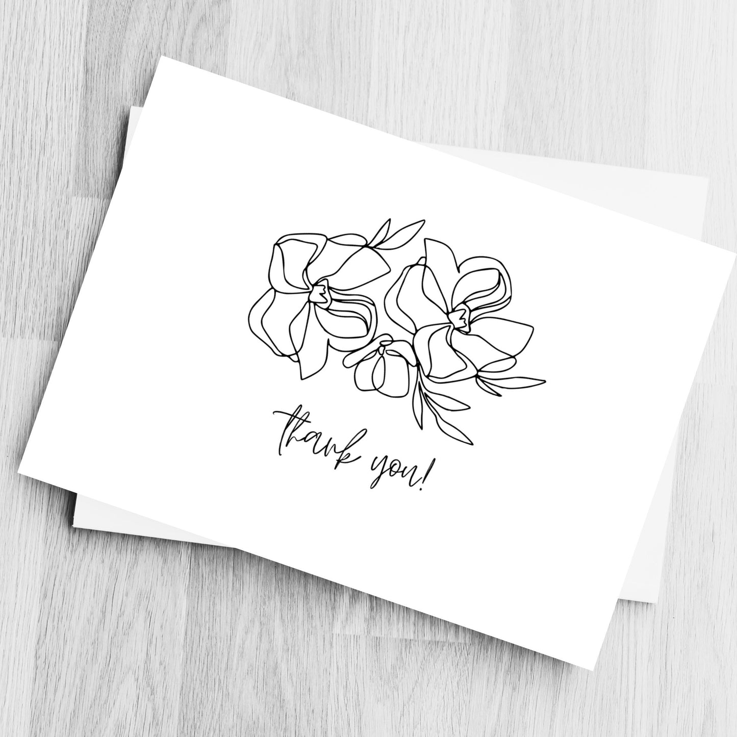 Thank You Black and White A2 Cards Variety Pack Comes With Envelopes Pack of 6