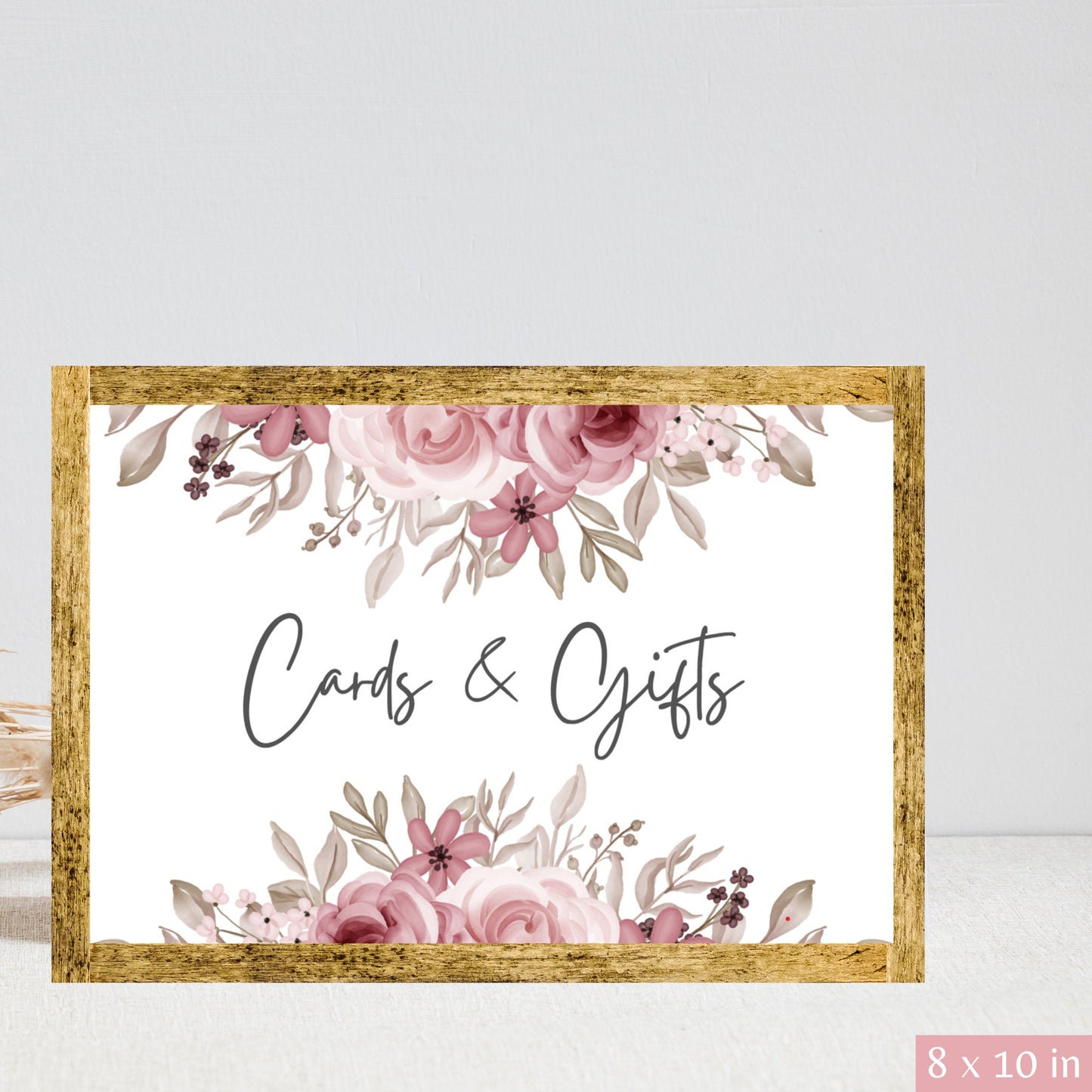 Pink Floral Bridal Shower Bundle Fully Editable Customizable Bridal Shower Templates Instant Download Easy To Use