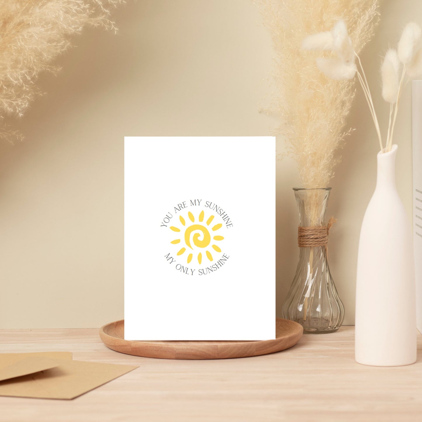 You Are My Sunshine A2 Cards Comes With Envelopes Pack of 6