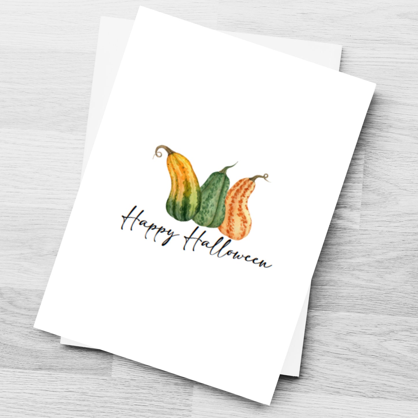 Minimalist Fall Pumpkin A2 Cards Variety Pack Comes With Envelopes Pack of 6