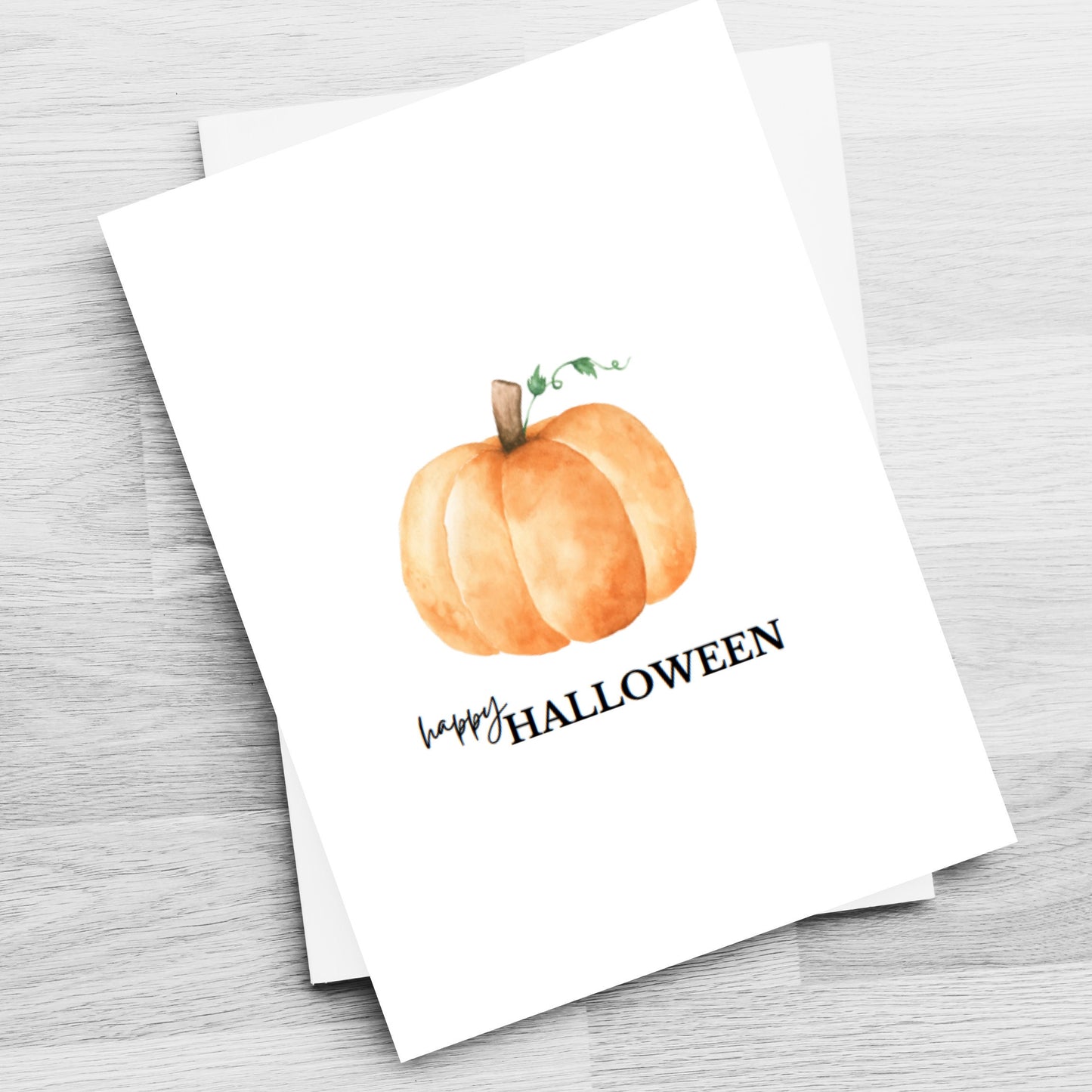 Minimalist Fall Pumpkin A2 Cards Variety Pack Comes With Envelopes Pack of 6