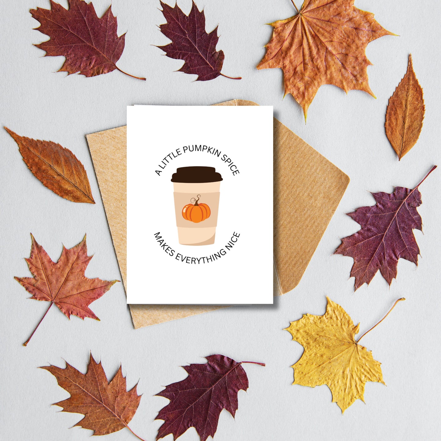 Fall In Love Fall Themed A2 Cards Variety Pack Comes With Envelopes Pack of 6