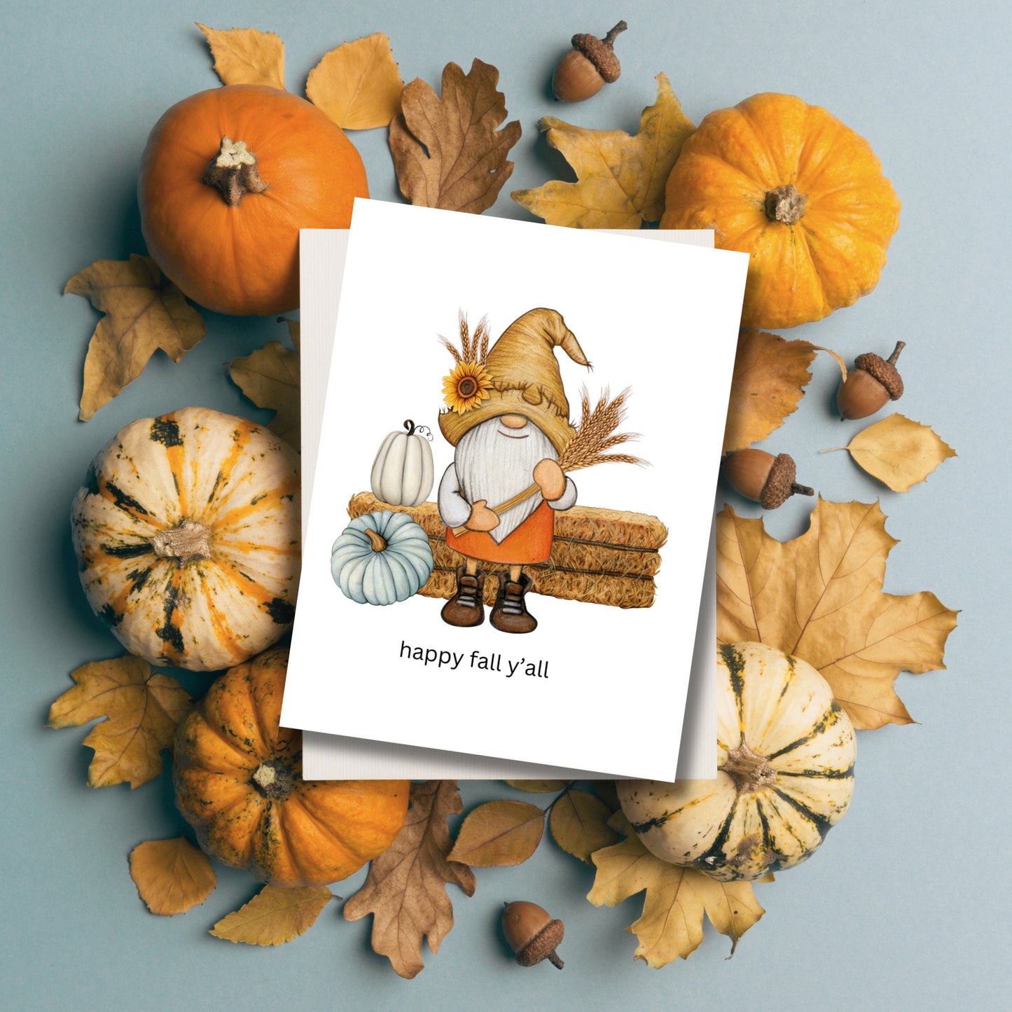Gnome Sweet Gnome Themed A2 Cards Variety Pack Comes With Envelopes Pack of 6