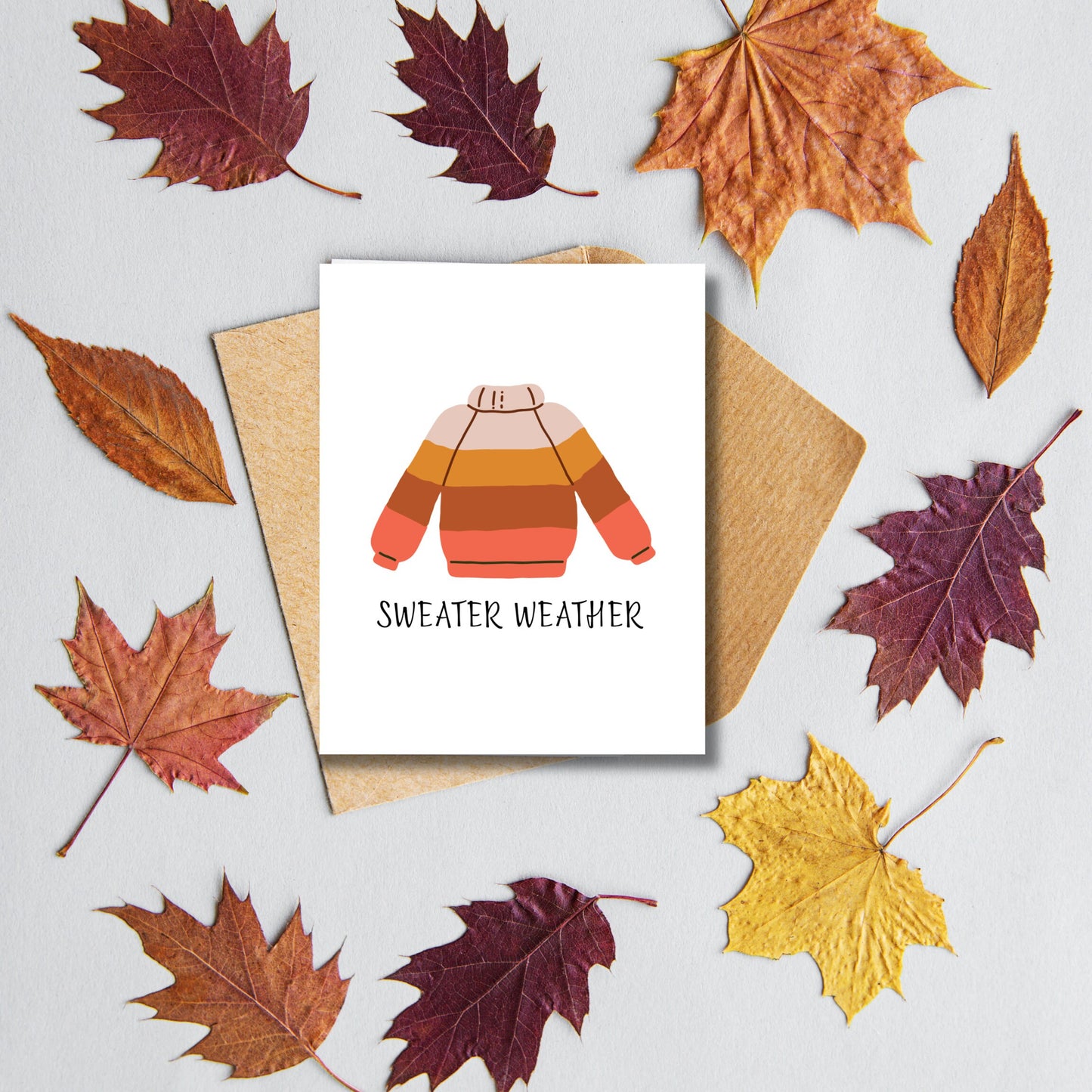 Fall In Love Fall Themed A2 Cards Variety Pack Comes With Envelopes Pack of 6