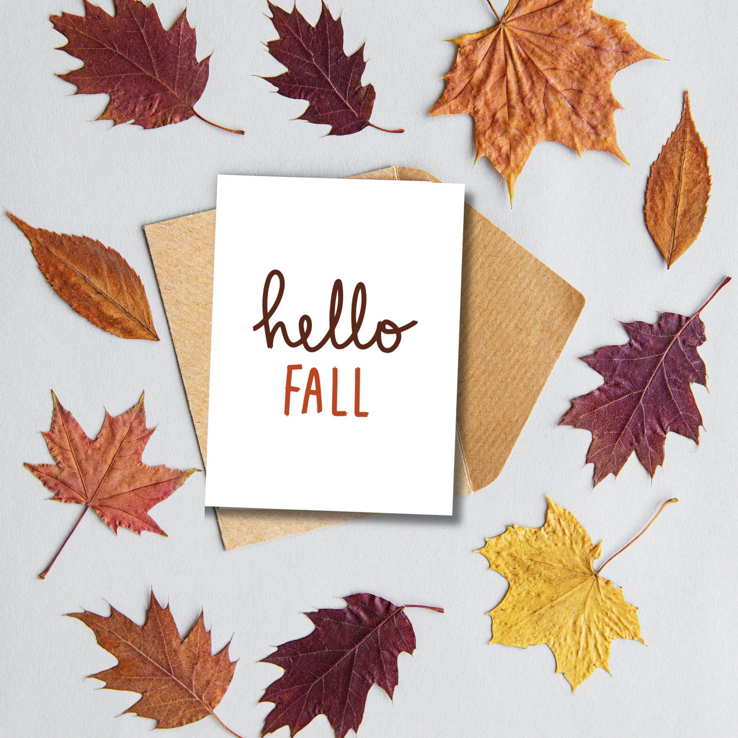 Fall In Love Fall Themed A2 Cards Variety Pack Comes With Envelopes Pack of 6