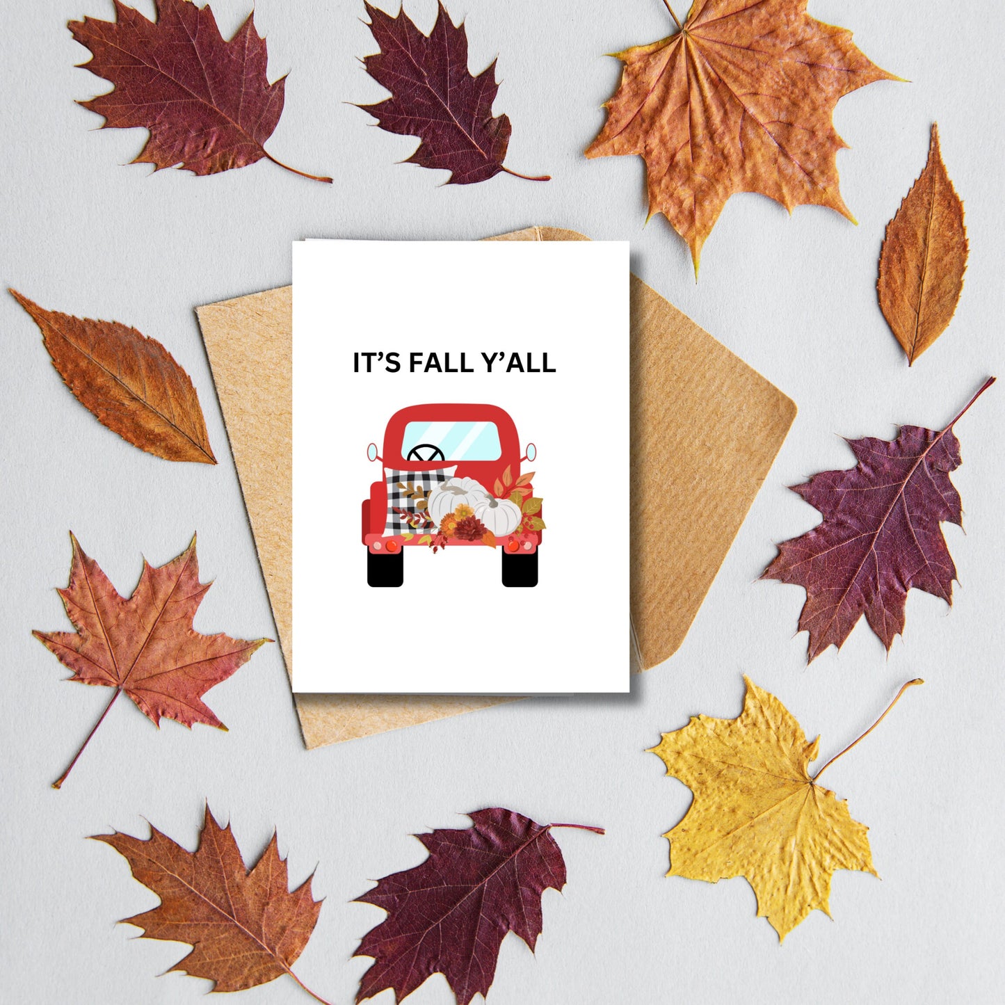 Fall In Love Fall Themed A2 Cards Variety Pack Comes With Envelopes Pack of 6